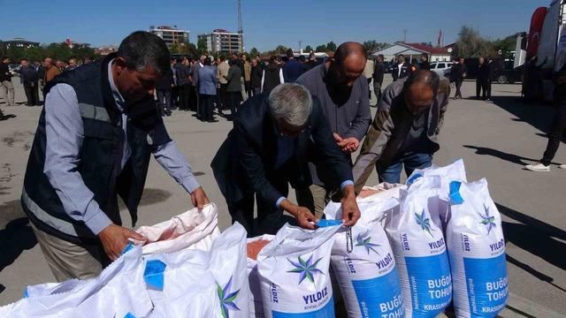 Minibüste Tarım Desteği: 3 yıl içinde 11 bin 322 ton tohum dağıtıldı