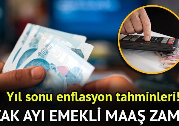 YENİ YIL EMEKLİ MAAŞ ZAMMI HESAPLAMA TABLOSU 2026 OCAK | Yılbaşında SSK, Bağkur, Emekli Sandığı emekli maaşları ne kadar olacak, yüzde kaç zam yapılacak? 3 aylık enflasyon farkı ve yıl sonu enflasyon beklentisine göre hesaplama