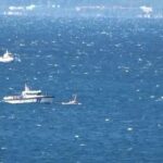 Akdeniz’de 19 SUP board yapan gençler rüzgarla 2 mil açığa sürüklendi