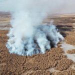 Konya’nın kuruyan Gökgöl sazlıkları alev alev!